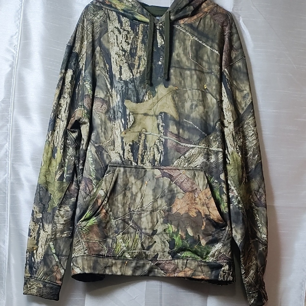 Woodland Men's‎ Camouflage Pullover Hoodie Size 3XL